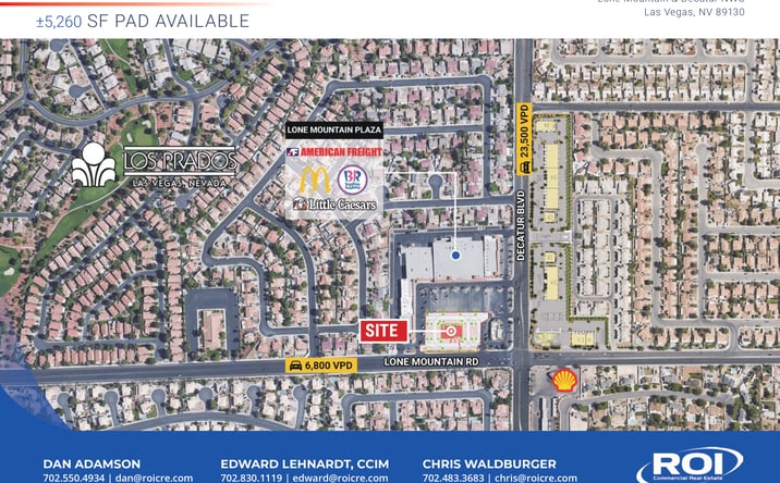 Pictures of Retail, Restaurant, Land property located at 4854 W Lone Mountain Rd, Las Vegas, NV 89130 for lease - image #1