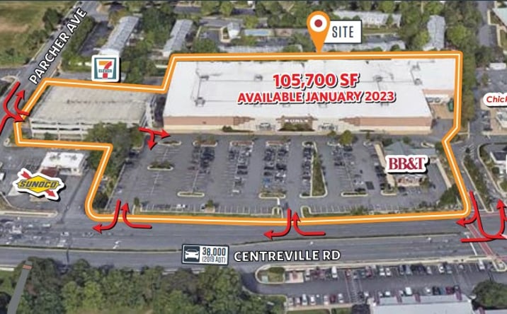 Pictures of Retail property located at 2100 Centreville Rd, Herndon, VA 20170 for lease - image #1