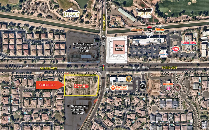 Pictures of Retail, Office, Land property located at SWC Baseline Rd & 32nd St, Phoenix, AZ 85042 for lease - image #1
