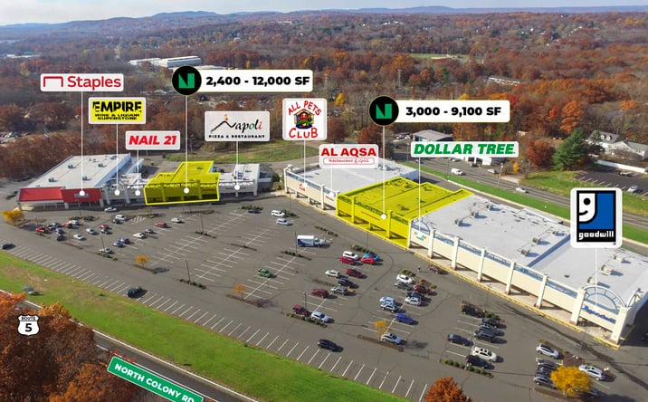 Pictures of Retail, Office, Restaurant property located at 1145 N Colony Rd, Wallingford, CT 06492 for lease - image #1