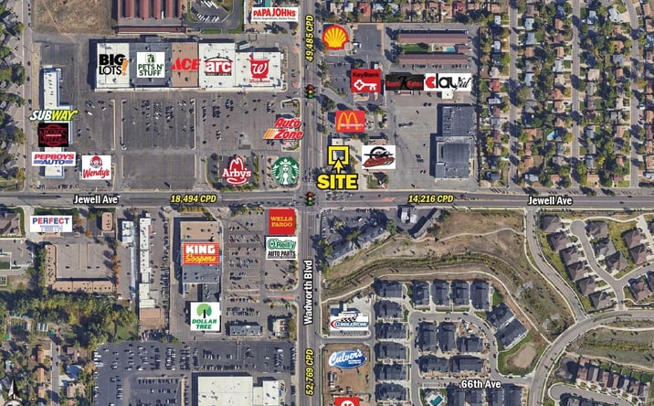 Pictures of Retail property located at 1896 S Wadsworth Blvd, Denver, CO 80232 for lease - image #1