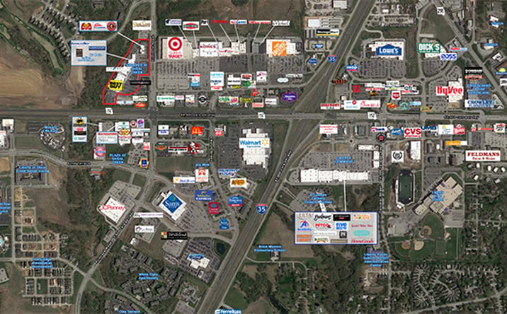 Pictures of Retail property located at 8500-8708 NE Flintlock Road, Kansas City, MO 64157 for lease - image #1