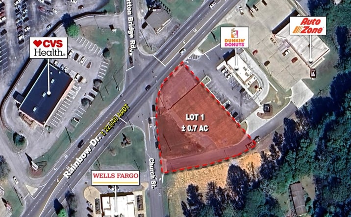 Pictures of Retail, Land, Restaurant property located at 3354 Rainbow Dr, Rainbow City, AL 35906 for lease - image #1