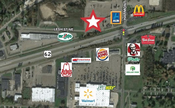 Pictures of Land property located at 3715 Harmont Ave NE, Canton, OH 44704 for lease - image #1