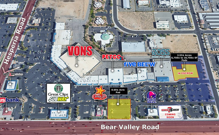 Pictures of Retail, Land property located at 17100 Bear Valley Rd, Victorville, CA 92395 for lease - image #1