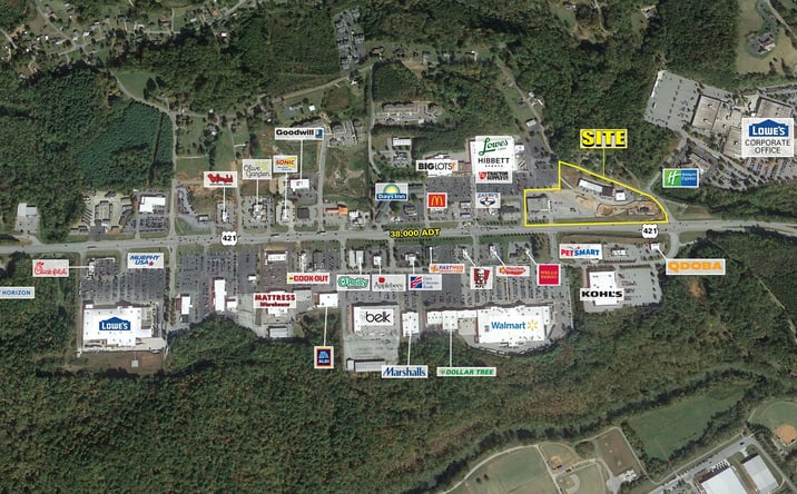 Pictures of Retail property located at US Hwy 421 & Winkler Mill Rd, Wilkesboro, NC 28697 for lease - image #1