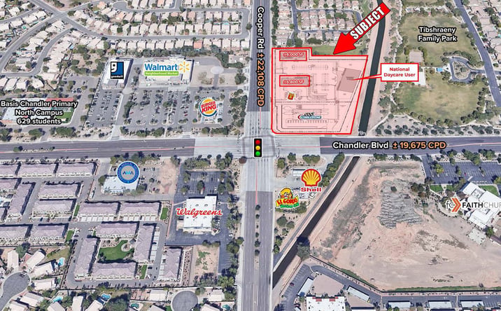 Pictures of Retail, Land property located at NEC of Chandler Blvd and Cooper Rd, Chandler, AZ 85225 for lease - image #1