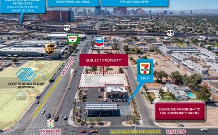 Pictures of Retail, Land, Restaurant property located at 835 N M.L.K. Blvd, Las Vegas, NV 89106 for lease - image #1