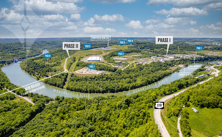 Pictures of Retail, Industrial, Land property located at Morgantown Industrial Park, Morgantown, WV 26501 for lease - image #1