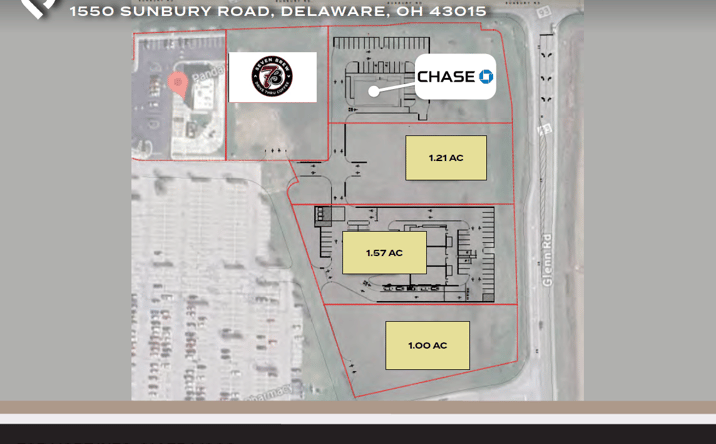Pictures of Retail, Land property located at 1550 Sunbury Rd, Delaware, OH 43015 for lease - image #1