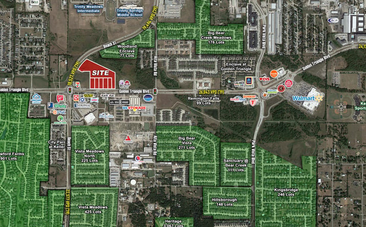 Pictures of Retail, Land property located at NEQ of Golden Triangle Blvd & Beach St, Fort Worth, TX 76244 for lease - image #1