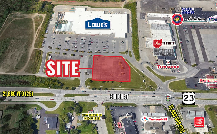 Pictures of Land property located at 3899 S High St, Columbus, OH 43207 for lease - image #1