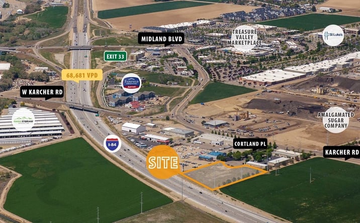 Pictures of Land property located at 0 Cortland Place, Nampa, ID 83687 for lease - image #1
