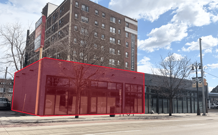 Pictures of Retail, Office, Restaurant property located at 5700 Woodward Ave, Detroit, MI 48202 for lease - image #1
