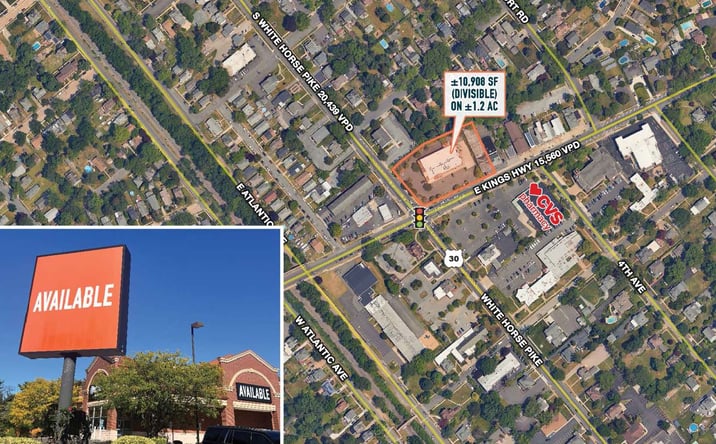 Pictures of Retail, Land property located at 1 E Kings Hwy, Audubon, NJ 08106 for lease - image #1