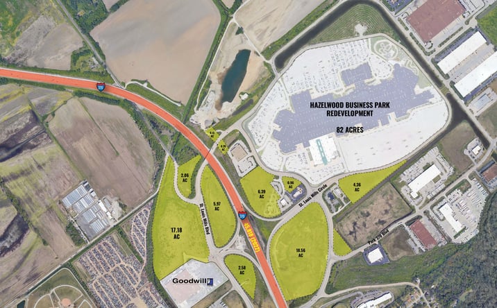 Pictures of Land property located at St Louis Mls Cir, Hazelwood, MO 63042 for lease - image #1