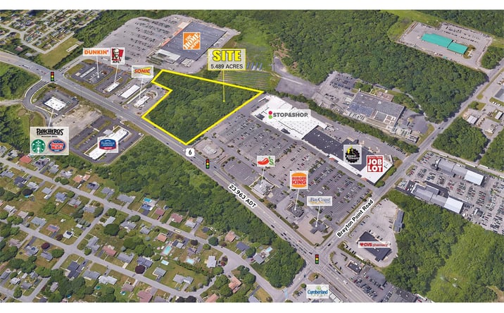 Pictures of Land property located at 721 G.A.R. Highway, Somerset, MA 02726 for lease - image #1