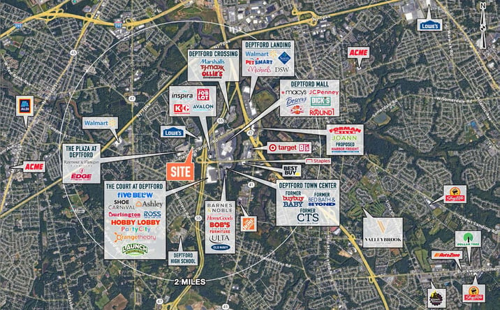 Pictures of Retail, Restaurant property located at 1490 Clements Bridge Road, Deptford, NJ 08096 for lease - image #1