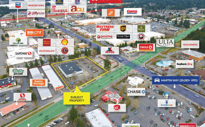 Pictures of Retail property located at 8230 Martin Way E, Lacey, WA 98516 for lease - image #1