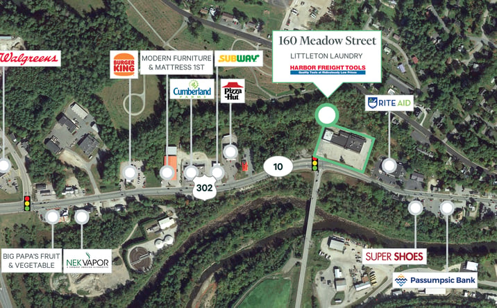 Pictures of Retail property located at 160 Meadow St, Littleton, NH 03561 for lease - image #1