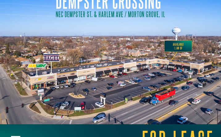 Pictures of Retail property located at NEC Dempster St. & Harlem Ave, Morton Grove, IL 60053 for lease - image #1