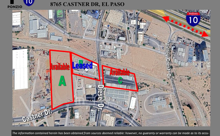 Pictures of Special Purpose, Land property located at 8765 Castner and 8771 Castner, El Paso, TX 79907 for lease - image #1