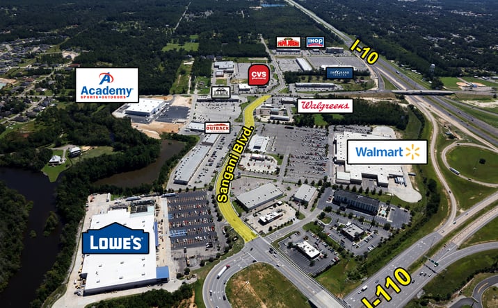 Pictures of Retail, Office, Restaurant property located at 3663 Sangani Blvd, D'Iberville, MS 39540 for lease - image #1