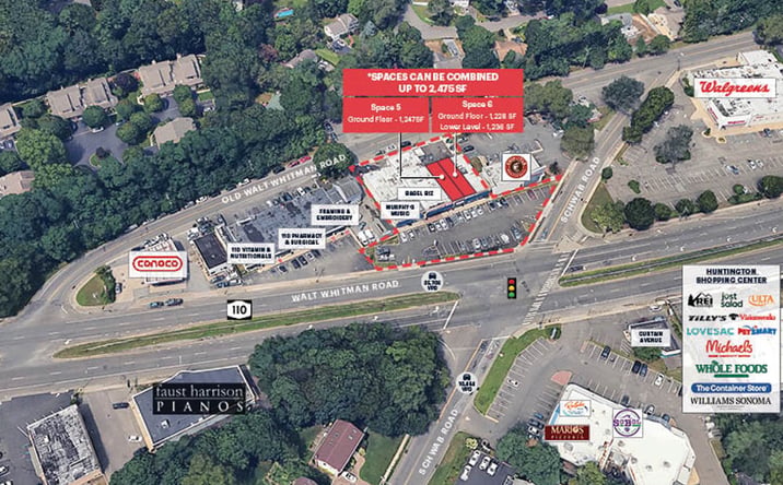 Pictures of Retail property located at 437 - 447 Walt Whitman Road, Melville, NY 11747 for lease - image #1