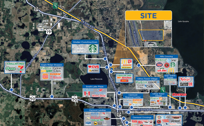 Pictures of Land property located at 923 US Hwy 27 N & Southern Breeze Dr, Sebring, FL 34715 for lease - image #1