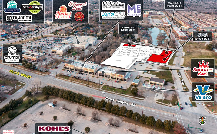 Pictures of Retail, Office property located at 3800 Long Prairie Rd, Flower Mound, TX 75028 for lease - image #1
