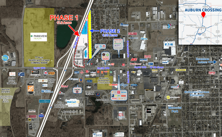Pictures of Land property located at 1130 W Seventh St, Auburn, IN 46706 for lease - image #1