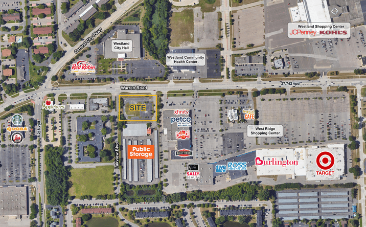 Pictures of Land property located at 36101 Warren Rd, Westland, MI 48185 for lease - image #1