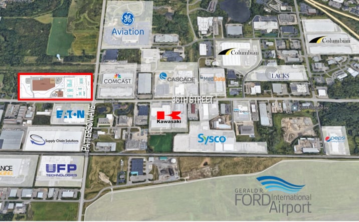 Pictures of Industrial, Land property located at 3511 Patterson Ave SE, Kentwood, MI 49512 for lease - image #1