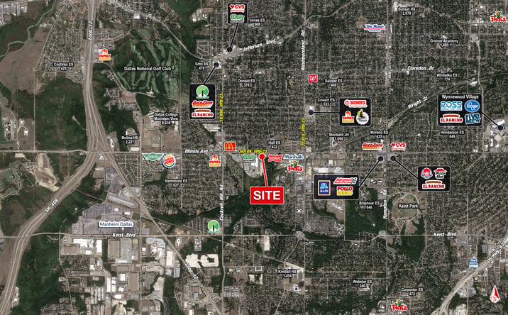 Pictures of Retail, Land property located at 3822 W Illinois Ave, Dallas, TX 75211 for lease - image #1
