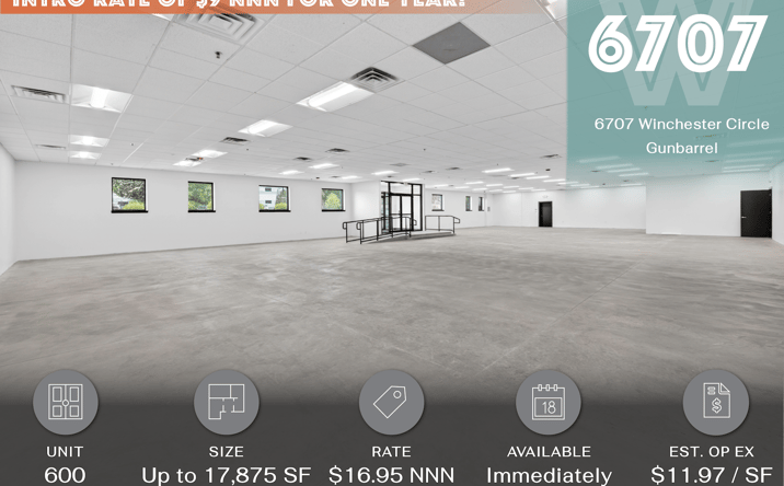 Pictures of Office, Industrial property located at 6707 Winchester Cir, Boulder, CO 80301 for lease - image #1
