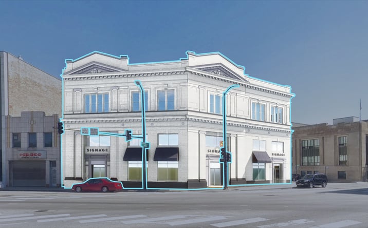 Pictures of Retail property located at 1201 N Milwaukee Ave, Chicago, IL 60642 for lease - image #1