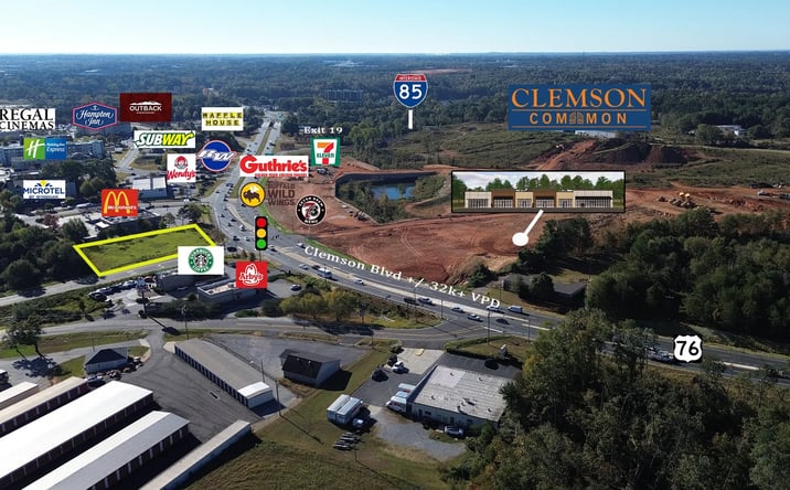 Pictures of Land property located at 4640 Clemson Blvd, Anderson, SC 29621 for lease - image #1