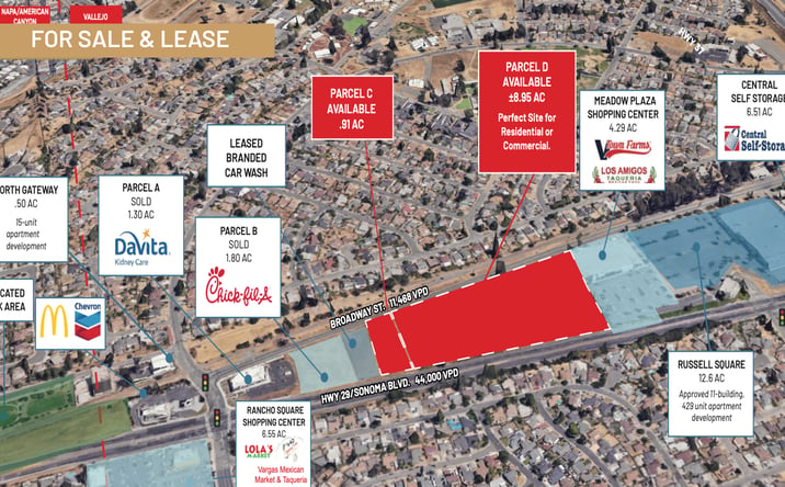 Pictures of Land property located at 5190 Sonoma Blvd, Vallejo, CA 94589 for lease - image #1