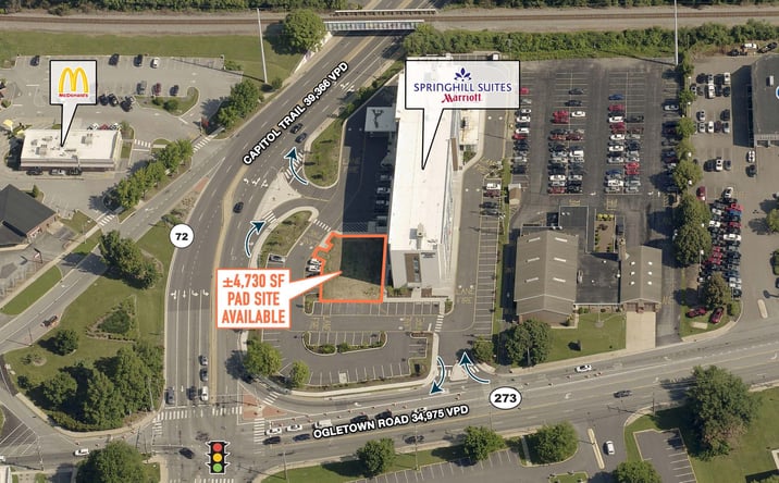 Pictures of Retail property located at 400-410 Ogletown Road, Newark, DE 19711 for lease - image #1