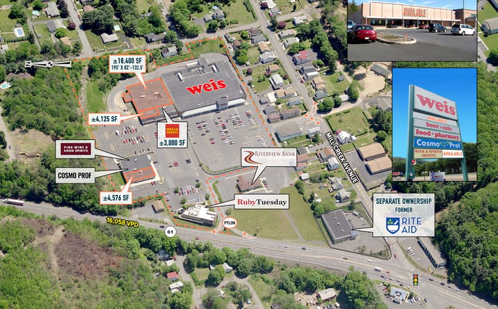 Pictures of Retail property located at 520 Pottsville Pk Plz, Pottsville, PA 17901 for lease - image #1