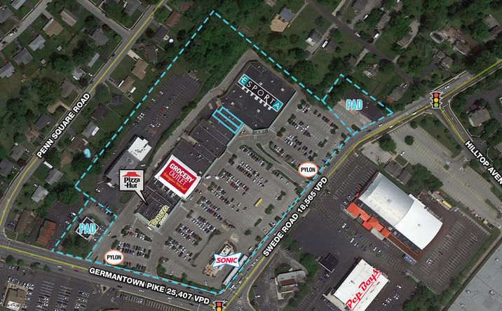 Pictures of Retail, Land property located at Germantown Pike & Swede Road, East Norriton Township, PA 19401 for lease - image #1