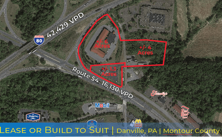 Pictures of Retail, Land, Restaurant property located at 25 Sheraton Rd, Danville, PA 17821 for lease - image #1