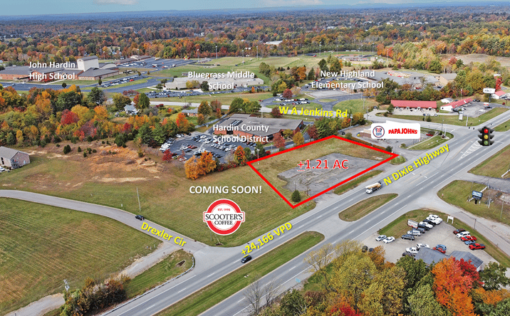 Pictures of Retail, Land property located at 4897 N Dixie Hwy, Elizabethtown, KY 42701 for lease - image #1