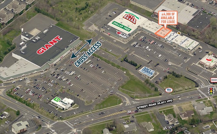 Pictures of Retail, Land property located at 2601-2647 Street Road, Bensalem, PA 19020 for lease - image #1
