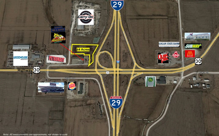 Pictures of Land property located at 1973 Hwy 30 Missouri Valley IA 51555, Missouri Valley, IA 51555 for lease - image #1