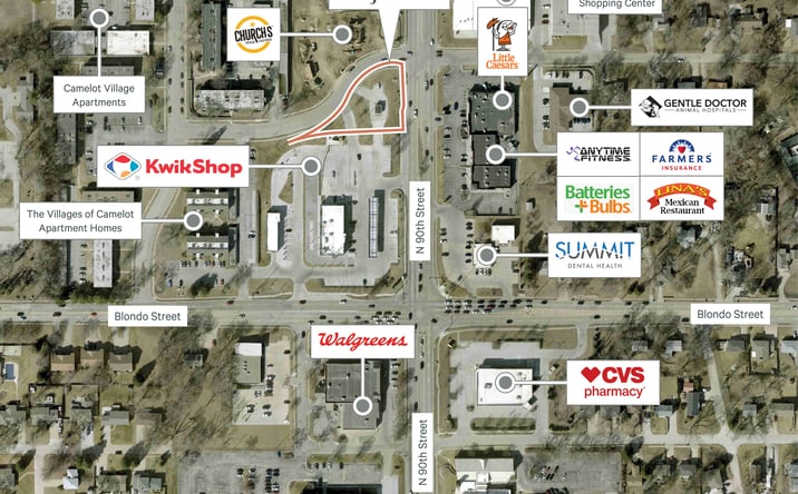 Pictures of Retail, Land property located at 2220 N 90th St, Omaha, NE 68134 for lease - image #1