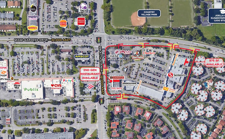 Pictures of Retail property located at 6400 NW 186th St, Miami Gardens, FL 33015 for lease - image #1