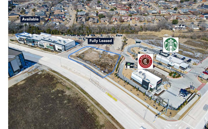 Pictures of Retail, Restaurant property located at 3800 Miles Rd, Sachse, TX 75048 for lease - image #1