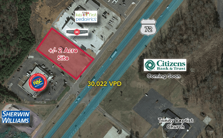 Pictures of Land property located at 23730 John T Reid Pkwy, Scottsboro, AL 35768 for lease - image #1