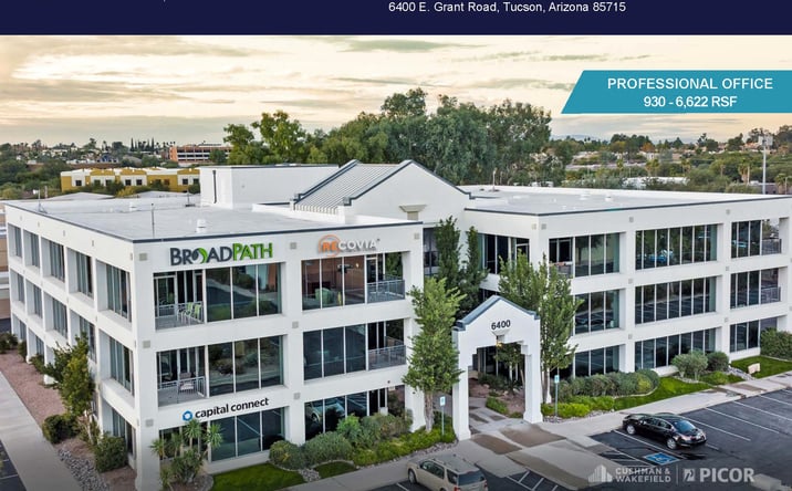 Pictures of Office property located at 6400 E Grant Road, Tucson, AZ 85715 for lease - image #1